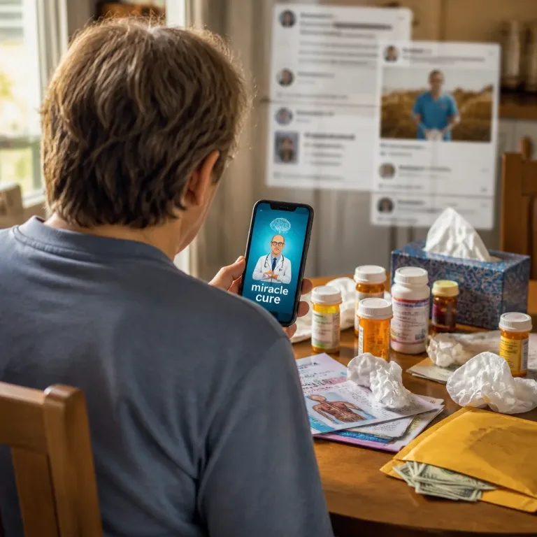 Health disinformation exploits desperate patients with fake doctors and AI-amplified cures