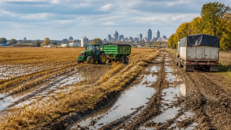 Heavy rain slows early Iowa harvest as fields remain saturated across much of the state