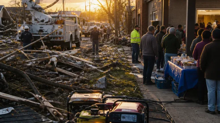 Historic storm leaves more than 260,000 without power across northwest Indiana; two dead