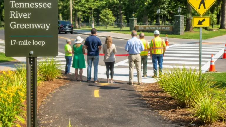 Huntsville opens 1.5-mile greenway extension with new crosswalk near Redstone