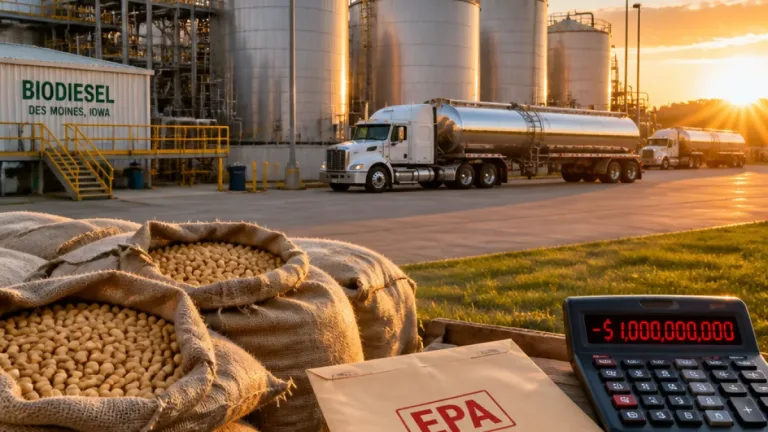 Iowa biofuel leaders warn doubling refinery exemptions could erase nearly $1B for soybean farmers