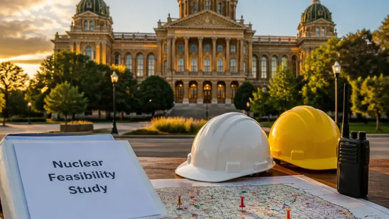 Iowa task force urges single contact point, feasibility study to jump-start nuclear plans