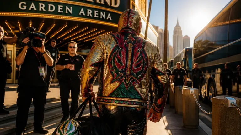 Laredo Kid appears at AAA Triplemania Night One in Las Vegas