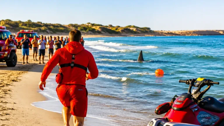 Lifeguard dragged underwater by shark at Scarborough Beach; no injuries reported