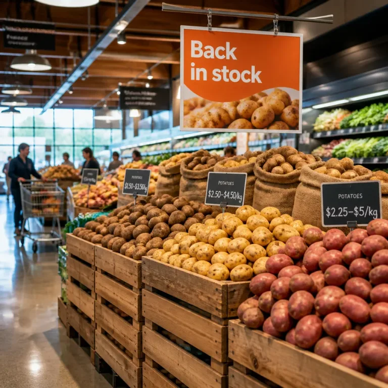 Coles says potato shortages easing as growers report strong 2026 crop