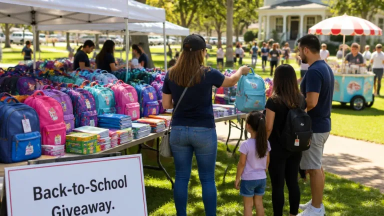 Long Beach groups stage multiple back-to-school giveaways across city