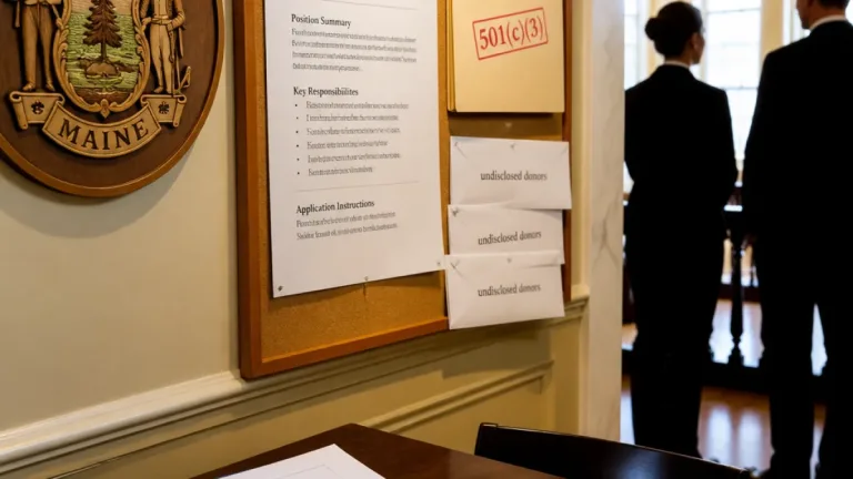 Maine lawmakers seek answers after progressives post privately funded staff position