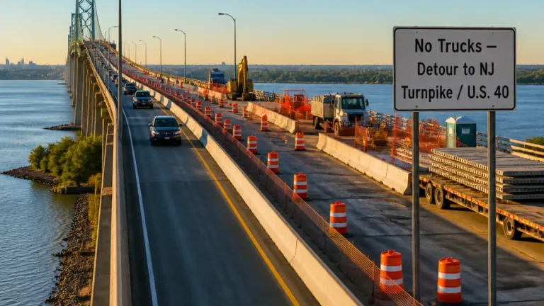 Major joint replacement will change traffic patterns on Delaware Memorial Bridge from Sept. 7 to Nov. 24
