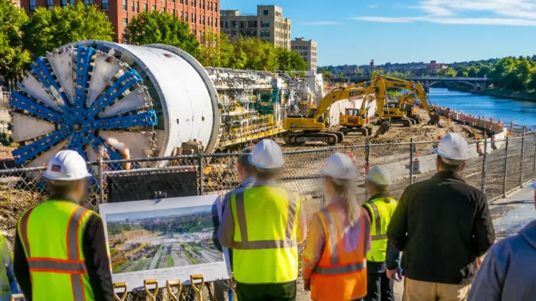 Manchester begins drilling two-mile stormwater tunnel to reduce floods and protect Merrimack