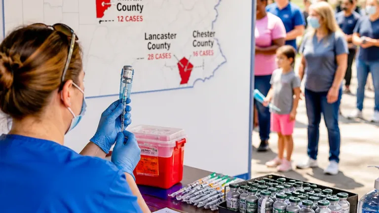 Measles outbreak tops 800 cases in Pennsylvania as officials urge vaccination