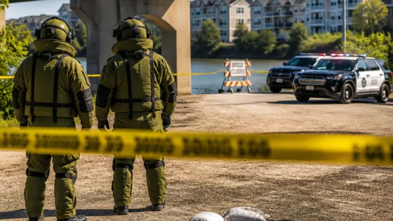Mortar shell pulled from Pawtuxet River prompts West Warwick evacuations, bridge closure
