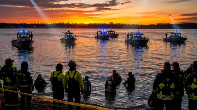 Multi‑agency search continues at Lake Quinsigamond after report of person in water