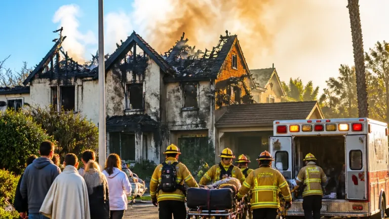 Neighbors, first responders evacuate residents after Glendale assisted living home fire