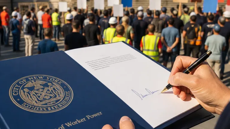 New York mayor creates Office of Worker Power to expand city’s role in labor organizing