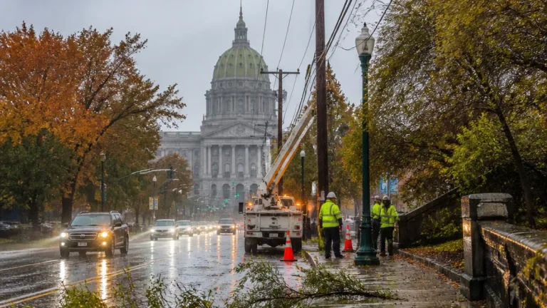 Nor’easter brings stronger winds, widespread rain to central and eastern Pennsylvania