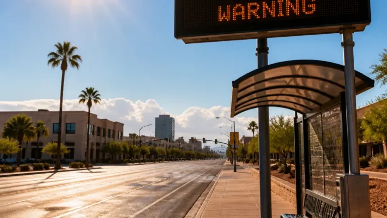 Phoenix braces for prolonged triple‑digit heat as brief storm chances return late week