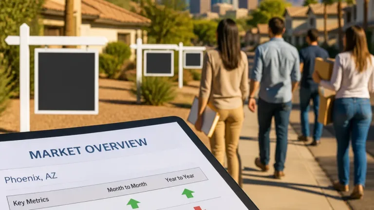 Phoenix metro home sales rise while inventory and pace shift through July