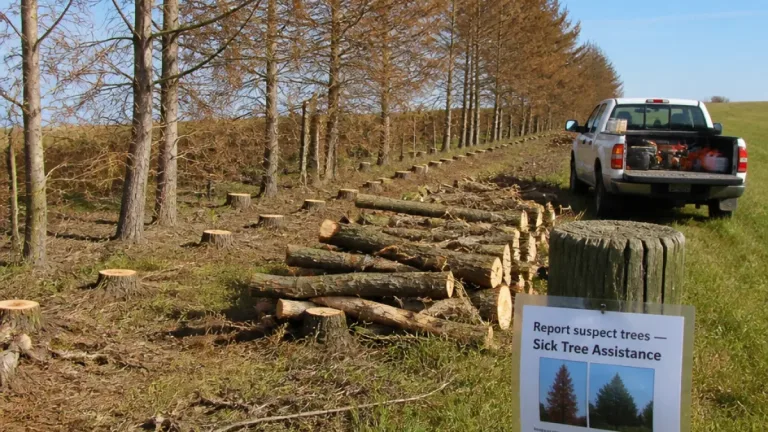 Pine wilt disease confirmed in North Dakota; nonnative windbreaks at risk
