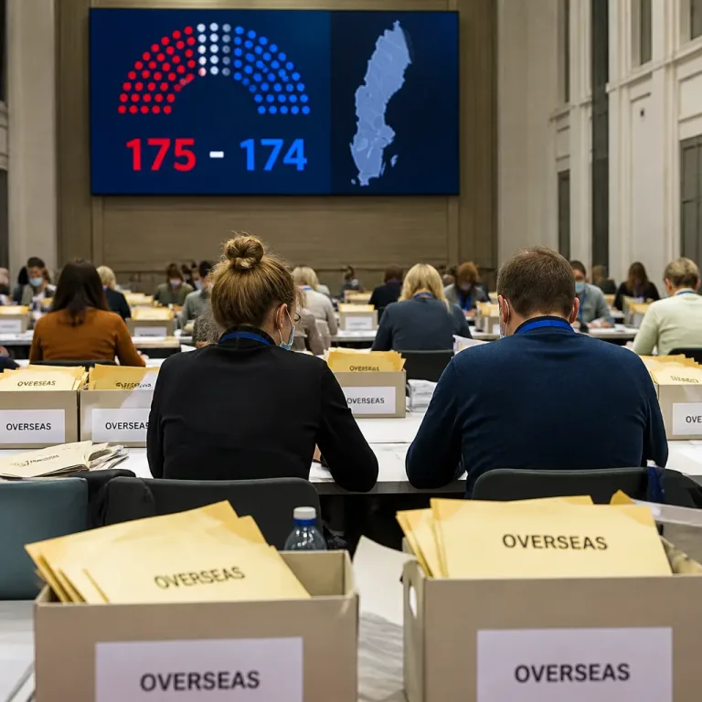 Sweden’s Election Heads for a Photo Finish as Center-Left Holds One-Seat Edge