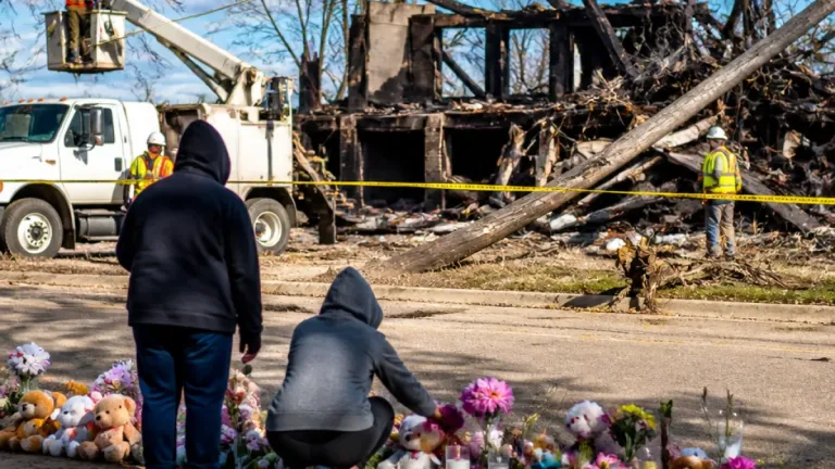 Portage house explosion during severe storms kills 86-year-old woman; neighbors report gas leaks, downed trees
