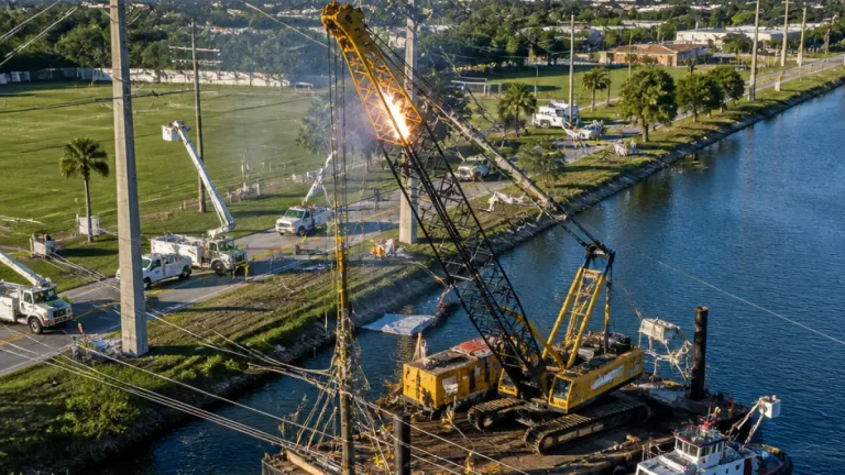Power restored after crane strikes lines in Cape Coral, leaving about 2,000 homes in dark