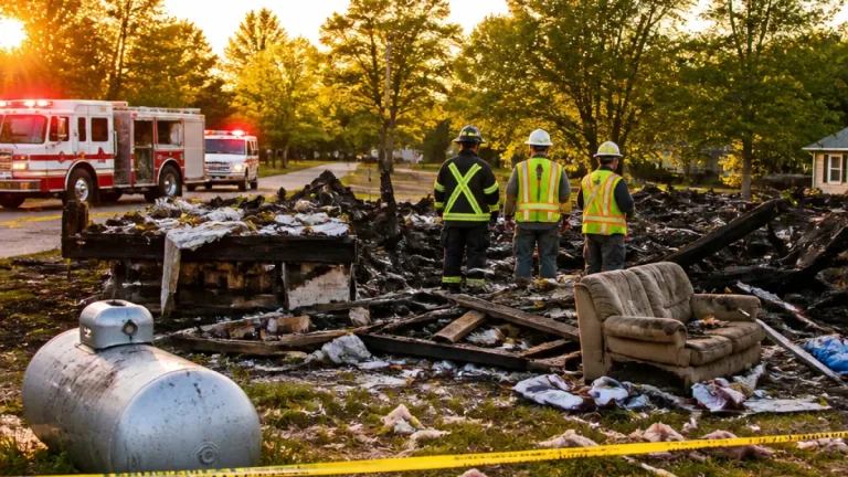 Propane leak blamed for Granville house explosion that killed mother and son
