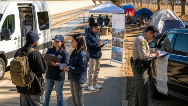 Rancho Cucamonga outreach effort contacts about 95 unhoused people; 25 arrested