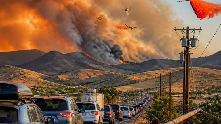 Reno-area Hawk Fire surges past 10,500 acres; state of emergency declared