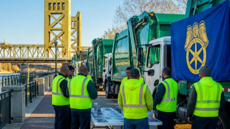 Sacramento waste drivers, mechanics vote to join Teamsters Local 150