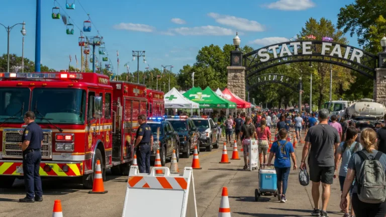 Saint Paul agencies mobilize to support the Minnesota State Fair with safety, traffic and services