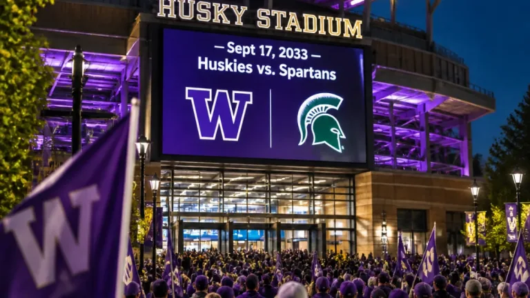 San Jose State to Play Washington in 2033 Nonconference Game at Husky Stadium