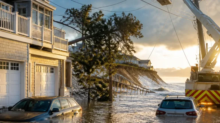 Slow-moving nor'easter floods Jersey Shore again, knocks out power and renews erosion fears