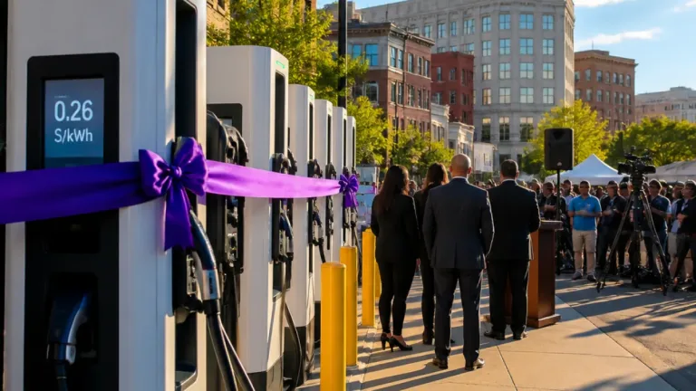 Springfield installs 40 public EV chargers across nine downtown locations