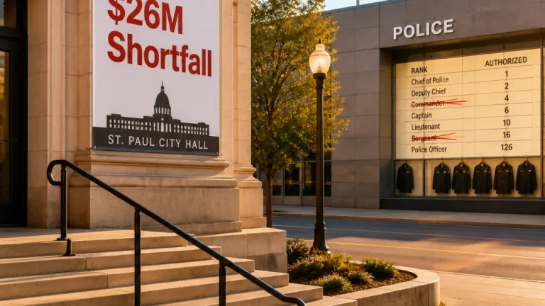 St. Paul budget plan trims police supervisors, cuts 11 sworn positions amid $26M shortfall