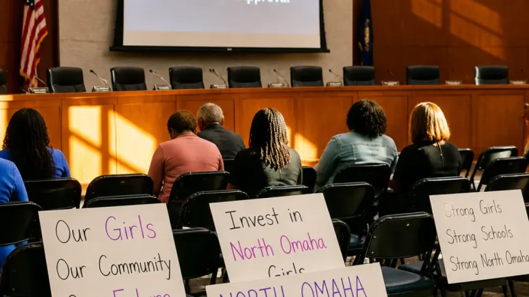 State board gives conditional approval to new all-girls North Omaha school after heated review