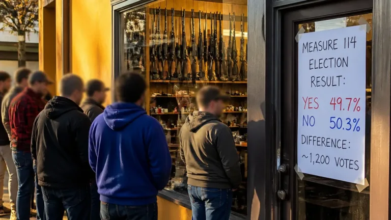 Study: Oregon’s Measure 114 drove a post-election surge in firearms and background checks