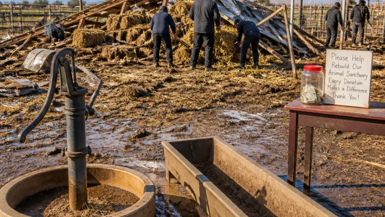 Surprise animal sanctuary reels after monsoon microburst; community raises funds