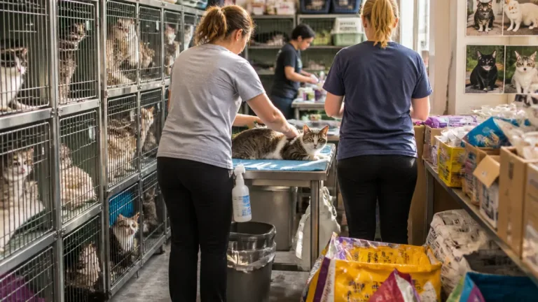 Tacoma Humane Society strained after 80 cats rescued from sailboat and abandoned car