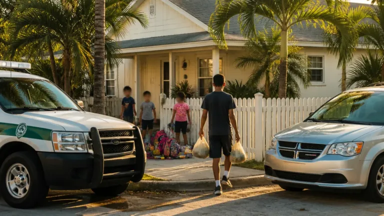 Teen left to raise four siblings after parents detained during Lake Worth Beach traffic stop