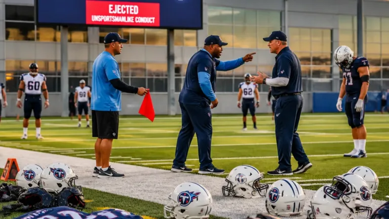 Temper flares, turnovers and an ejection-filled joint practice raise concerns for Titans