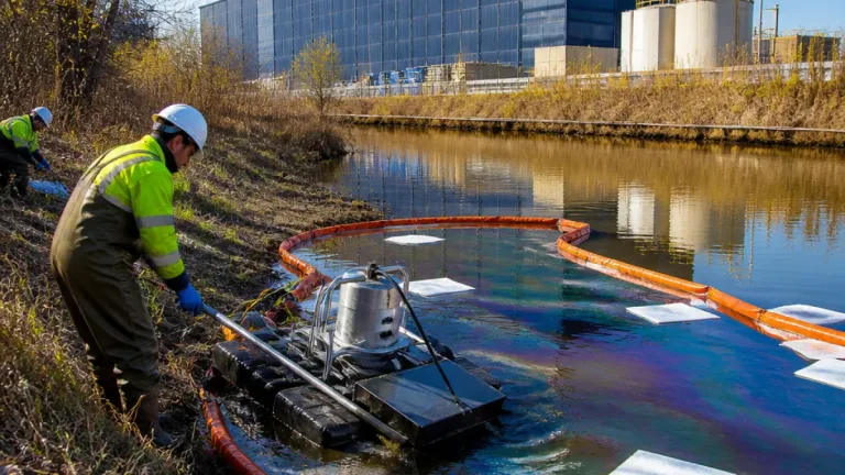 Thousands of gallons of diesel spill into Secaucus tributary; cleanup ongoing