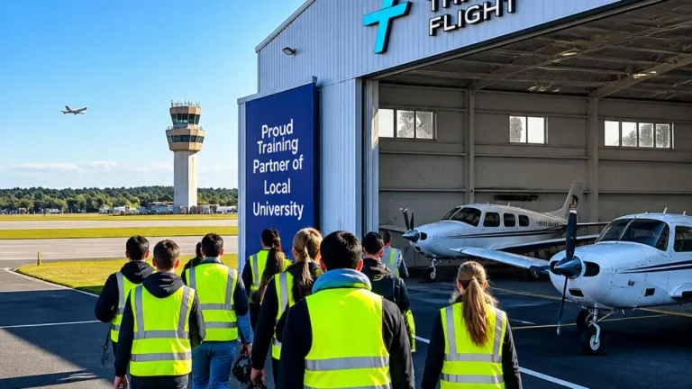 Thrust Flight opens Newport News campus in partnership with Hampton University, expands pilot and maintenance training
