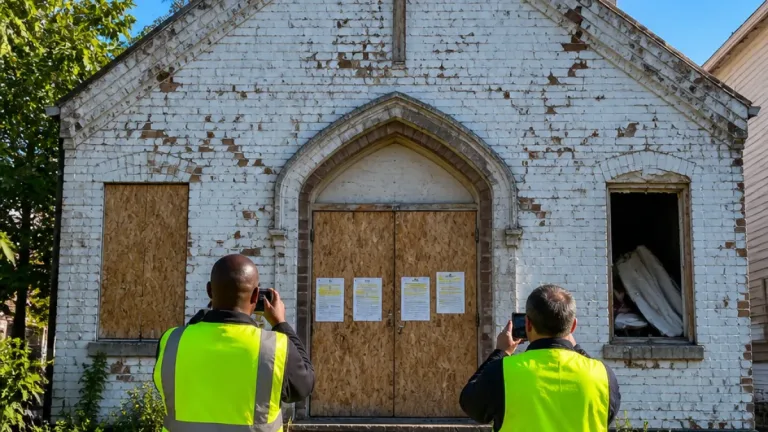 Toledo neighborhood confronts decay, alleged illicit use at former Beacon Church