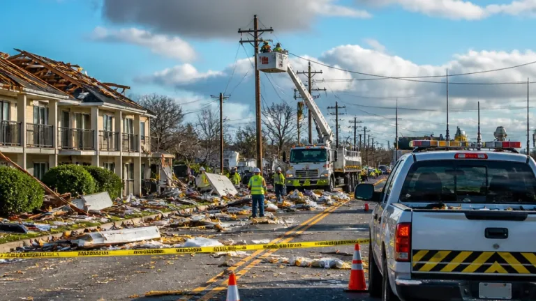 Tornadoes Strike Dover, Prompting Cleanup and Travel Warnings as Damage Assessed