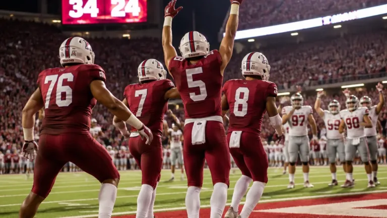Tre Spivey’s career night propels Arizona to 34-24 win at Washington State