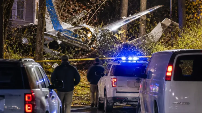 Two killed after small plane crashes into wooded area in Ludlow