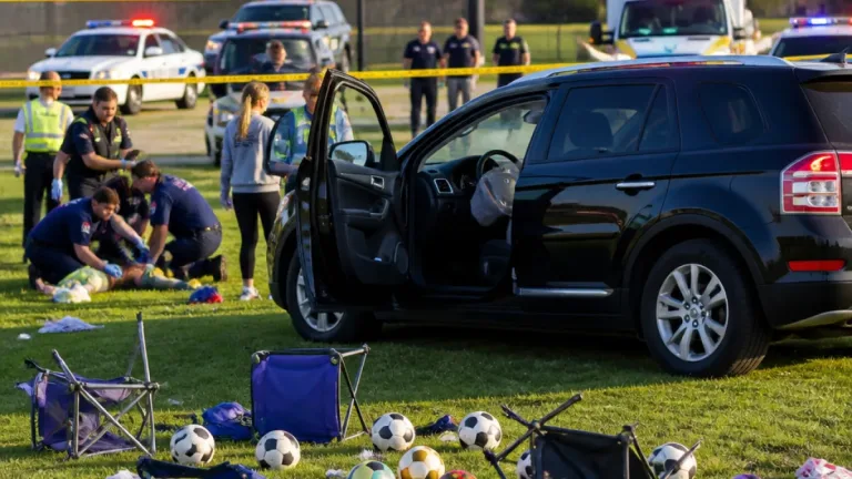 Two killed, multiple injured after vehicle drives onto youth soccer field in Wichita
