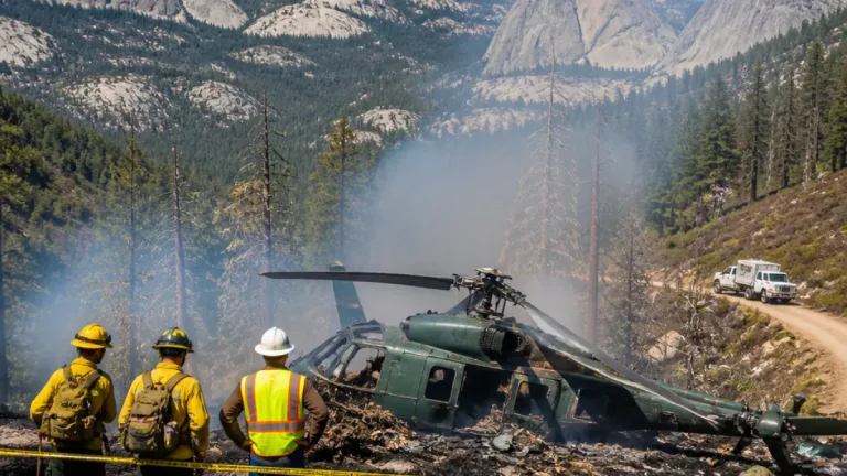 Two pilots killed in helicopter crash while Idaho helitack supported Yosemite Dome Fire