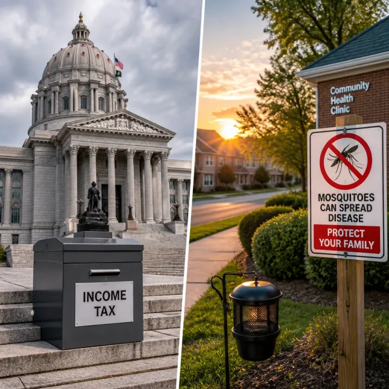 Missouri Keeps Income Tax as Virginia Probes First Locally Acquired Dengue Case
