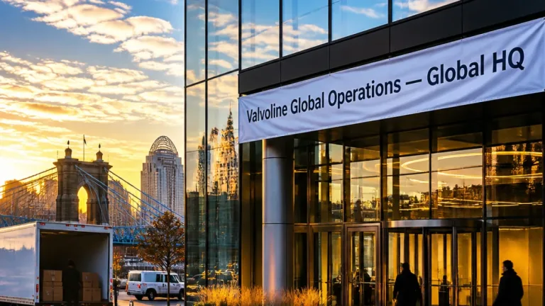 Valvoline Global Operations names downtown Cincinnati its new global HQ; parent company stays in Lexington